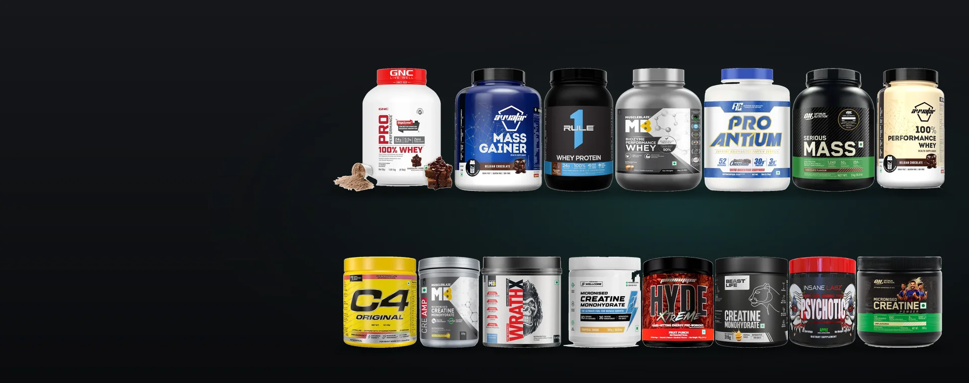 Wholesale stock of genuine supplements